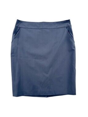 Eileen Fisher Gray A-Line Skirt w/ Pockets 14